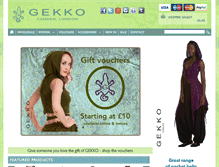 Tablet Screenshot of gekkobohotique.com